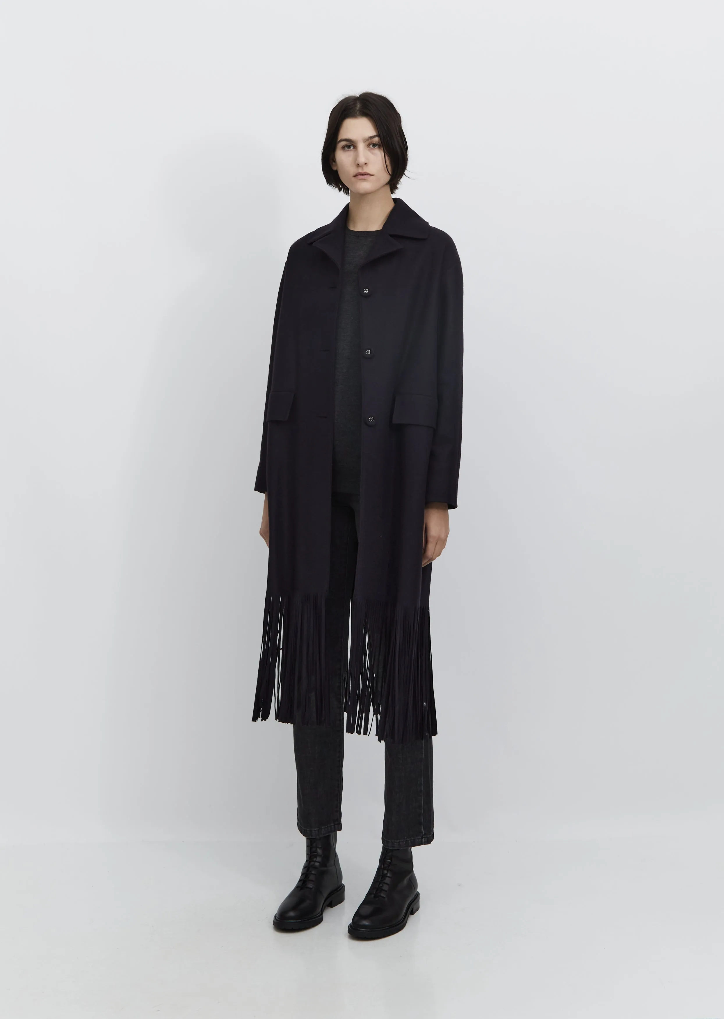 Alix Fringe Coat