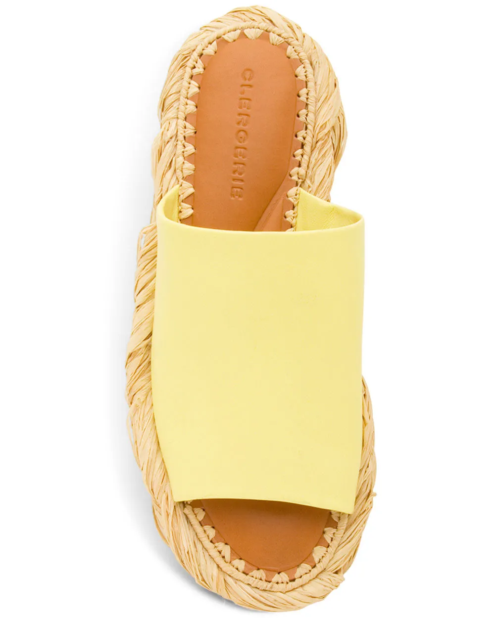 Axel Platform Espadrille Sandal in Lemon