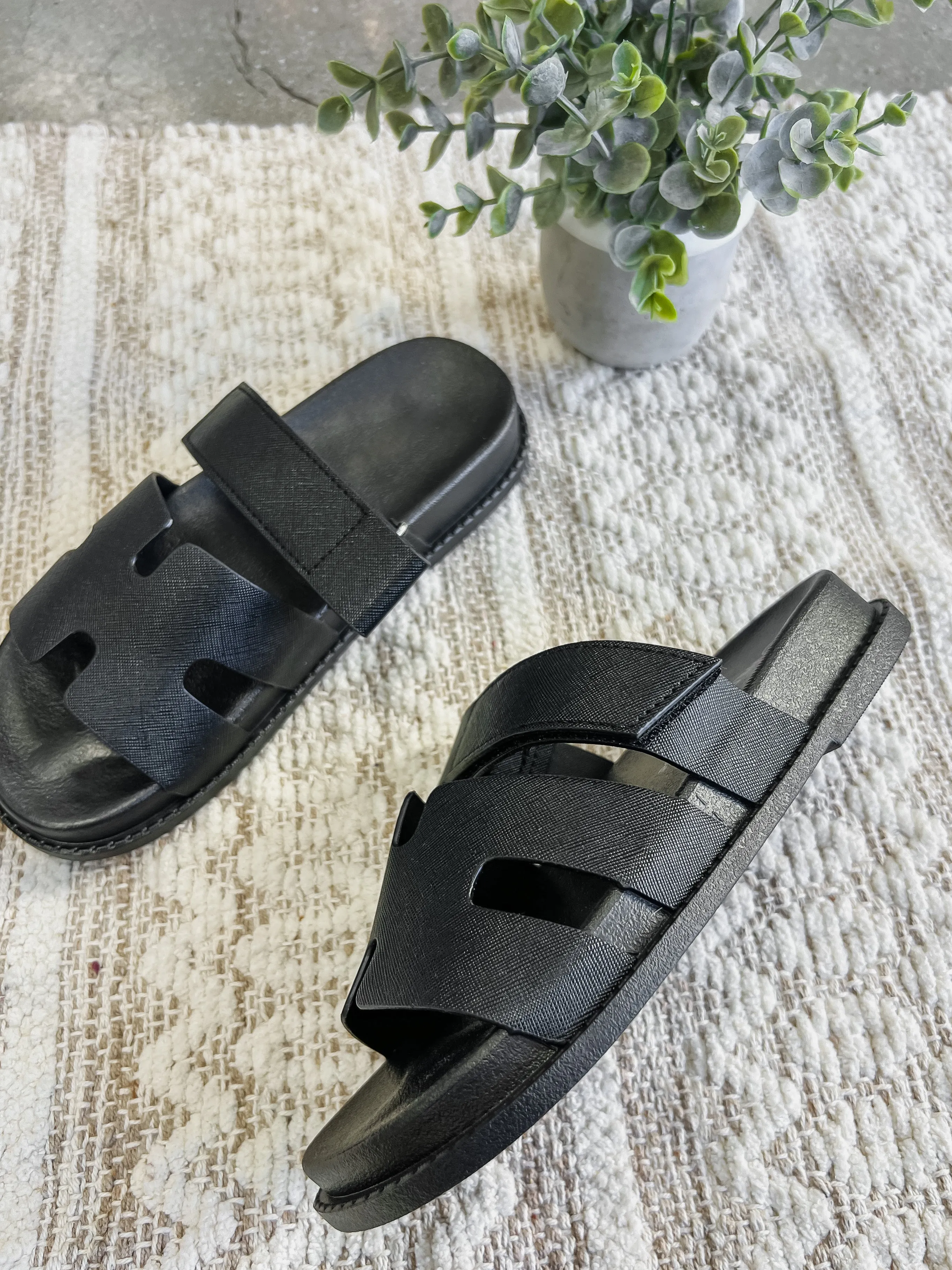 Ayanna Slip on Sandals with Strap