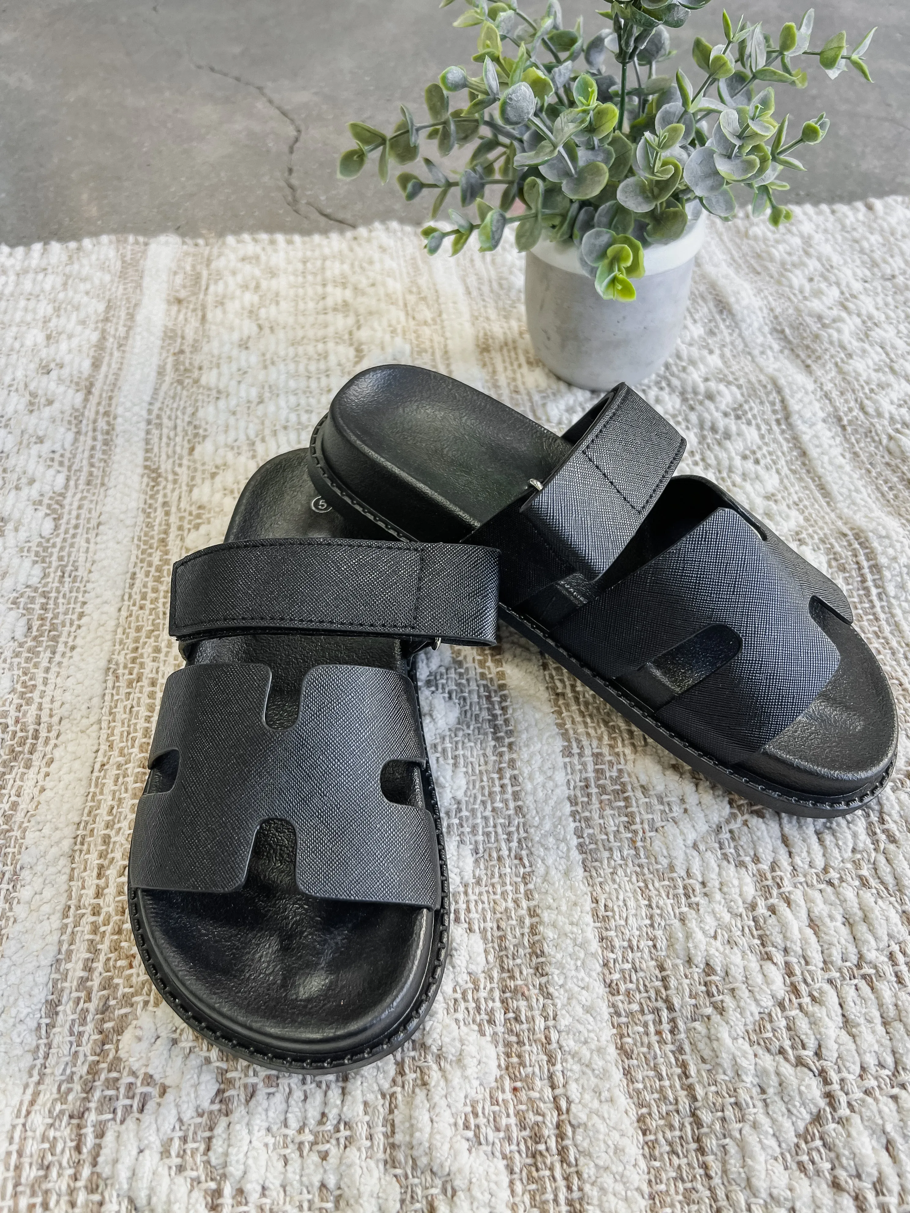 Ayanna Slip on Sandals with Strap