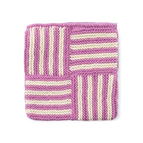 Bernat Knit Take a Turn Zippered Pouch