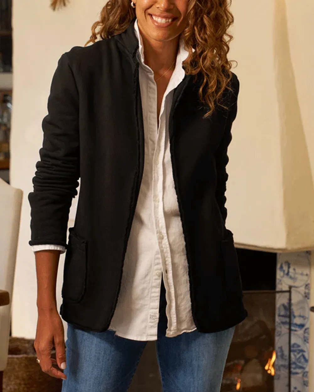 Black Dublin Knit Blazer