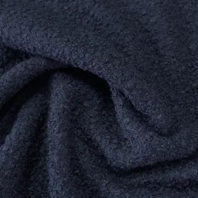 Boucle Coating Fabric - French Navy Blue