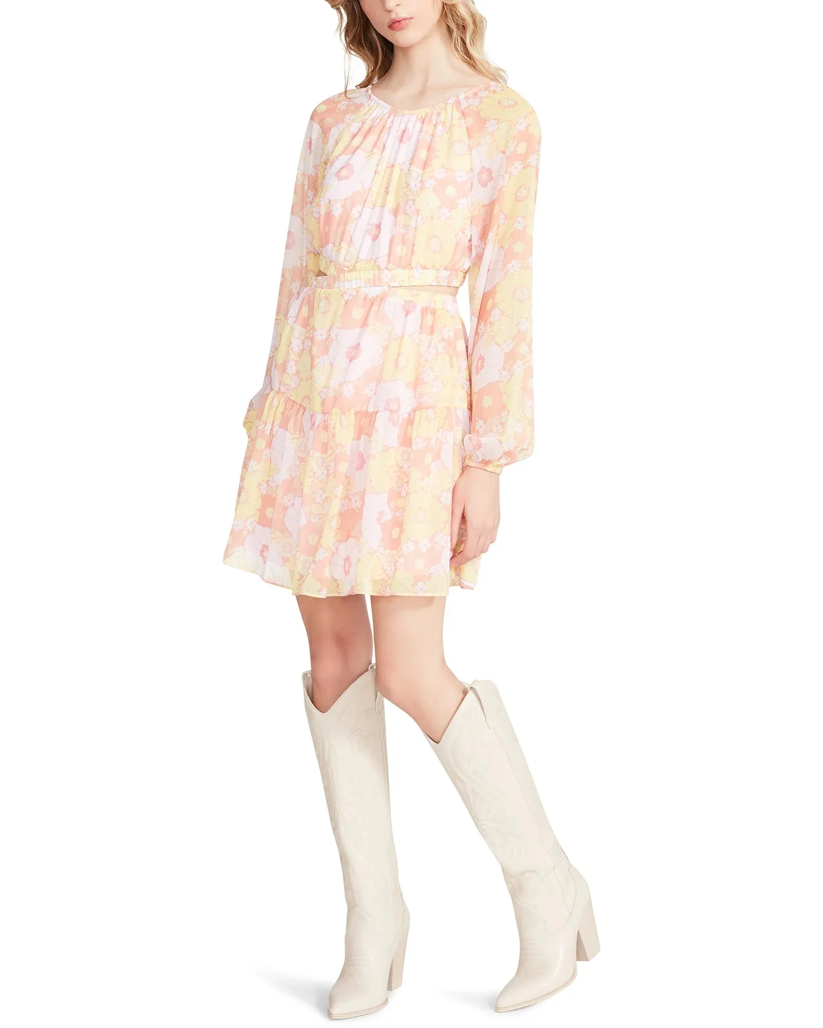 CADI MINI DRESS - PINK MULTI