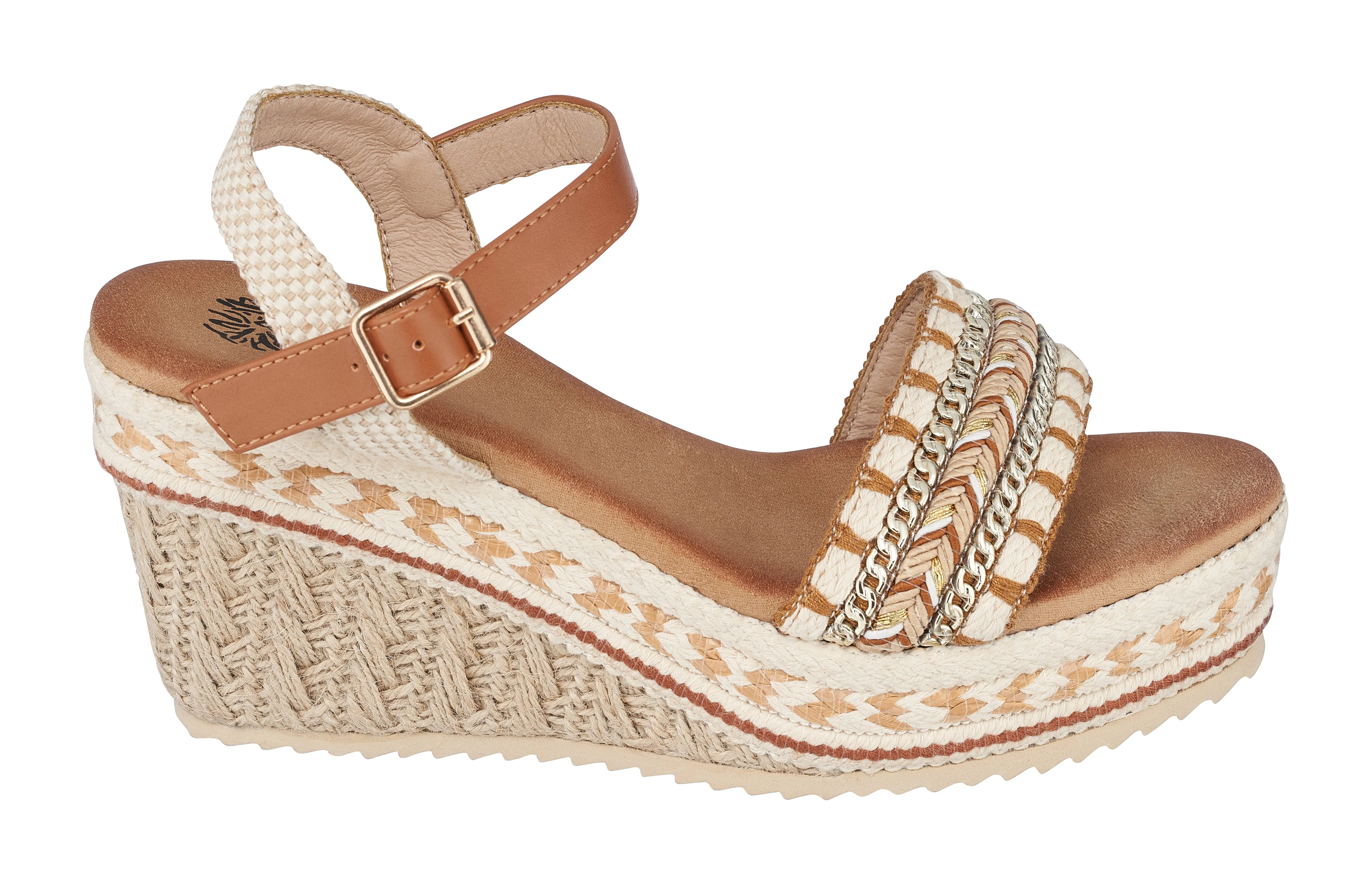 Cheri Tan Platform Wedge Sandals