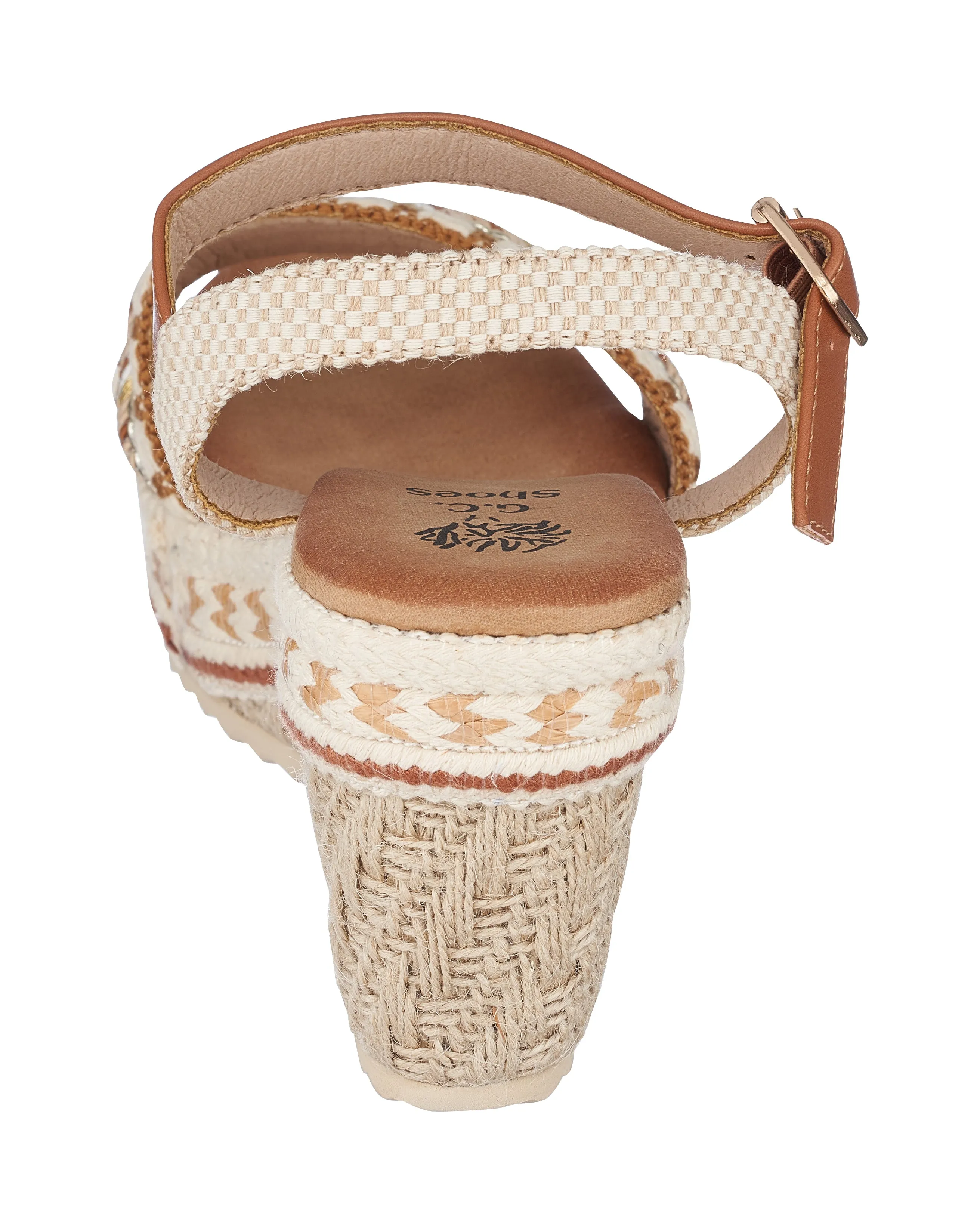 Cheri Tan Platform Wedge Sandals