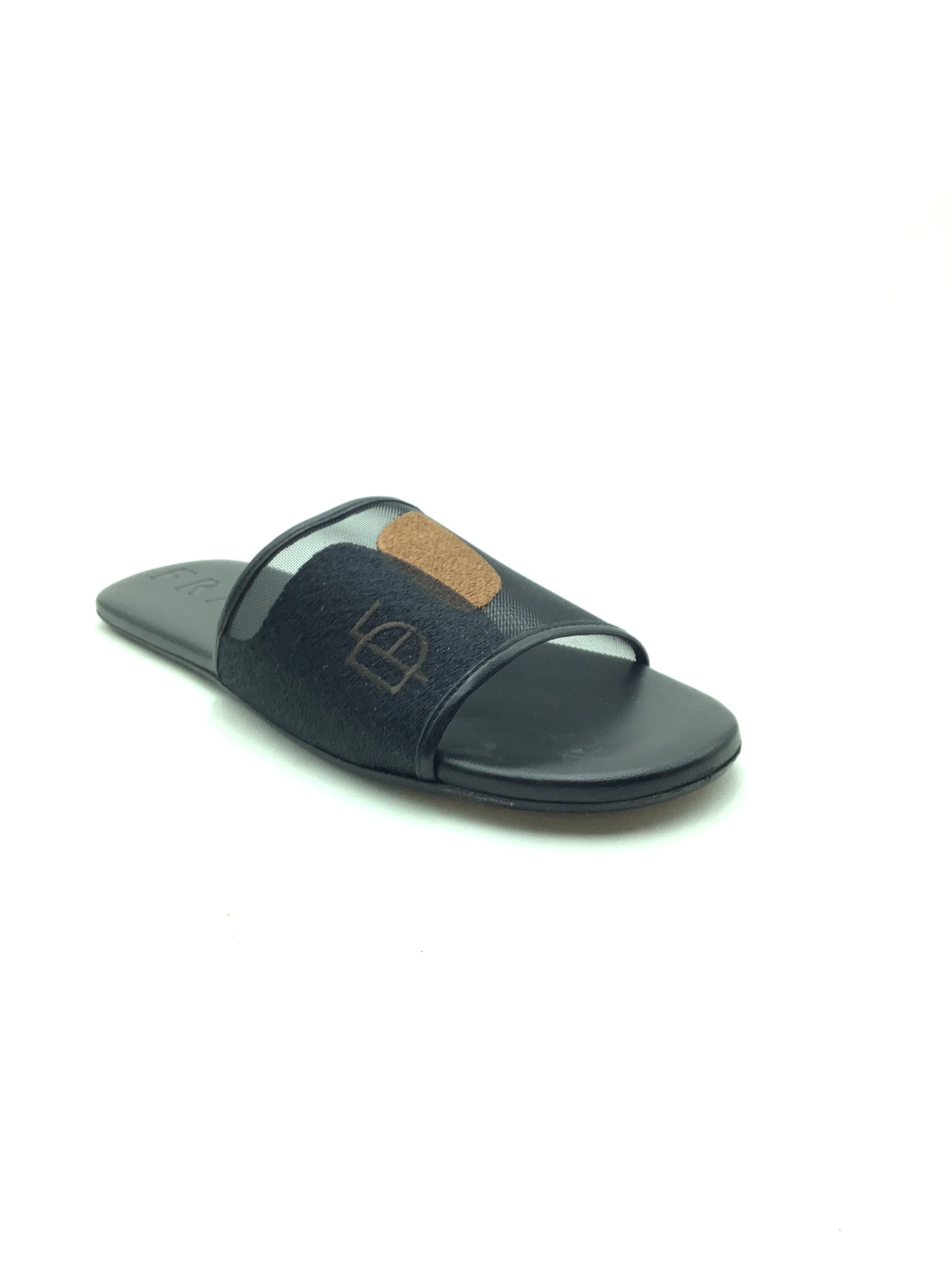 Dear Frances Women's Sandal Black Slide On Lounge Size: EU 38 US 7.5