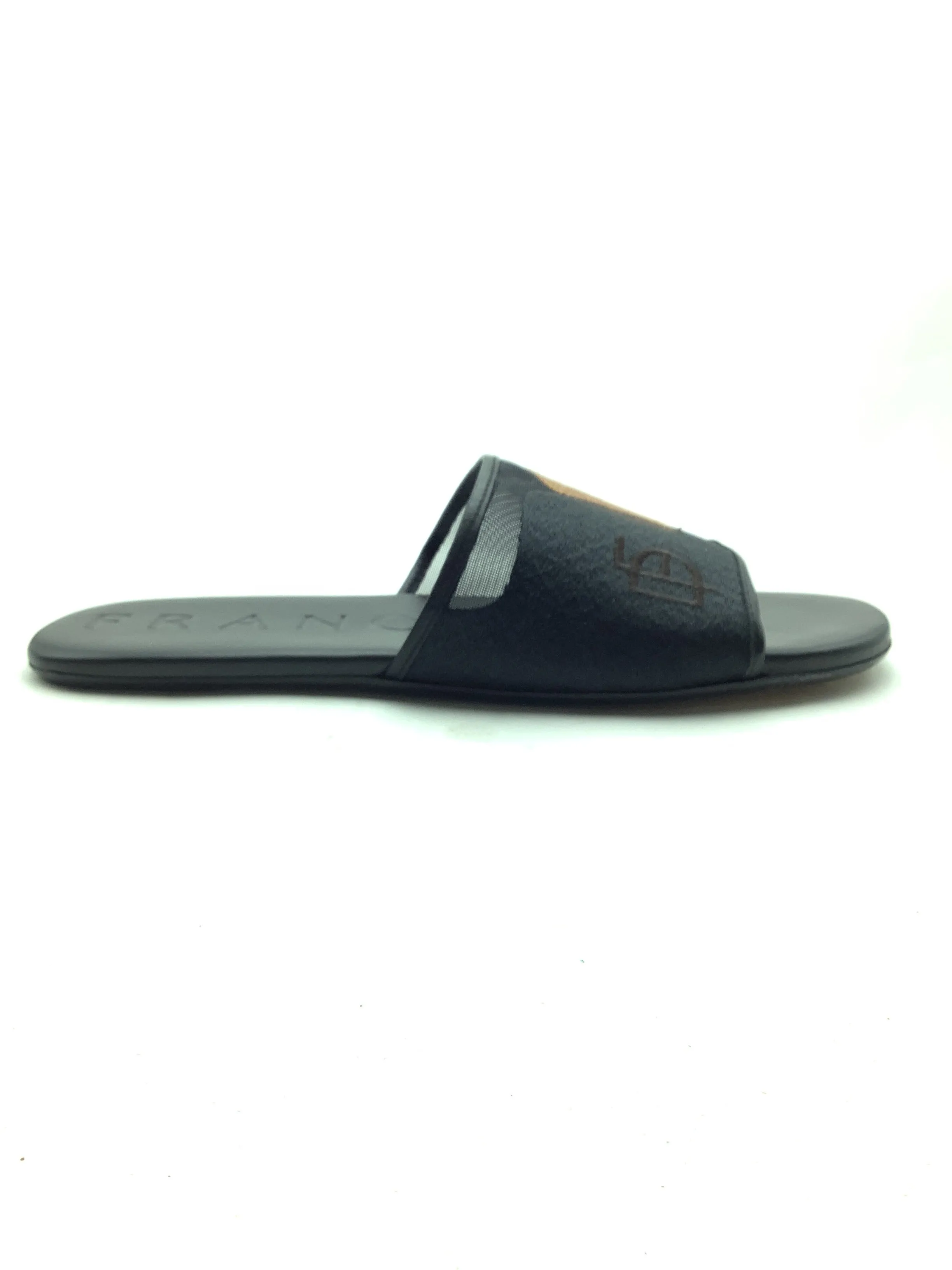 Dear Frances Women's Sandal Black Slide On Lounge Size: EU 38 US 7.5