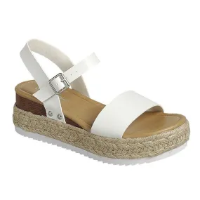 Espadrille Sandals in White GIRLS