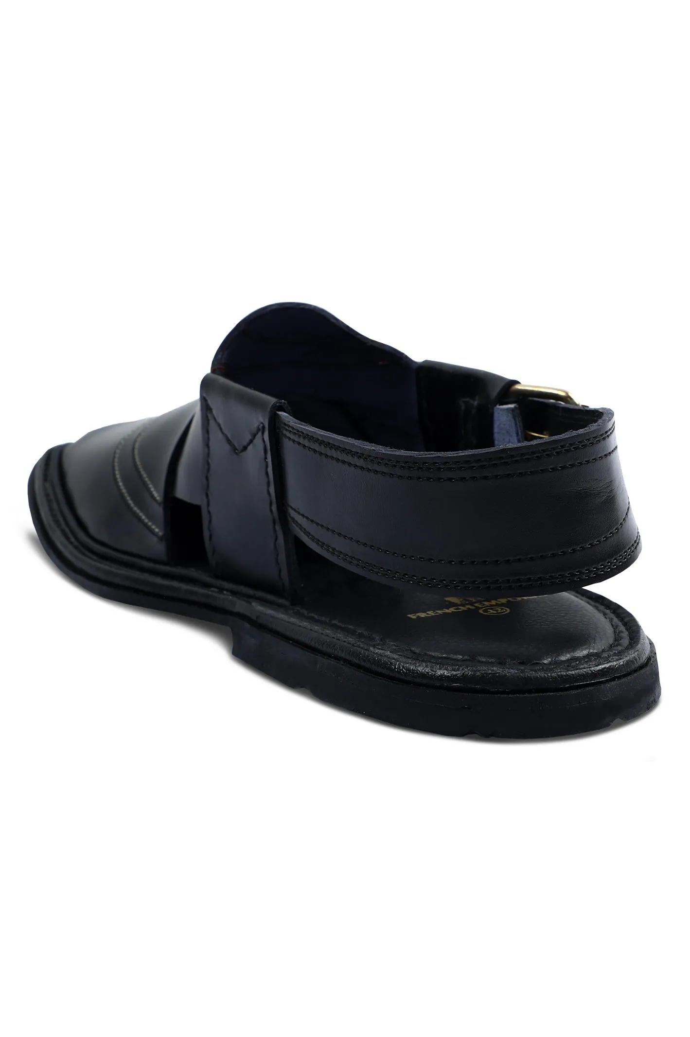 French Emporio Men Sandals SKU: PSLD-0025-BLACK