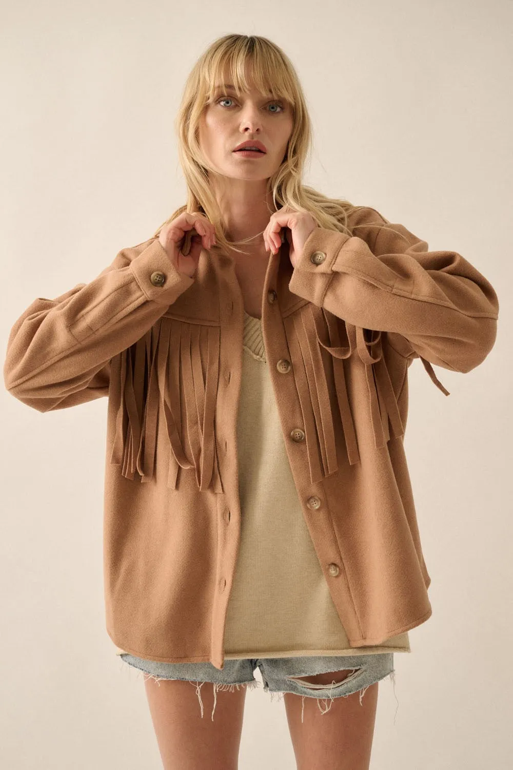 Gold Rush Fringe Jacket