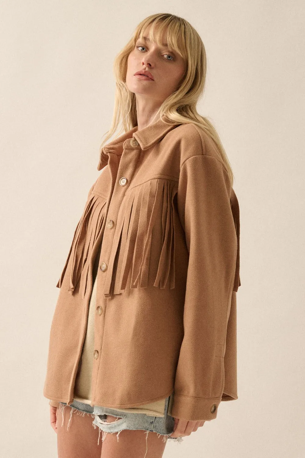 Gold Rush Fringe Jacket