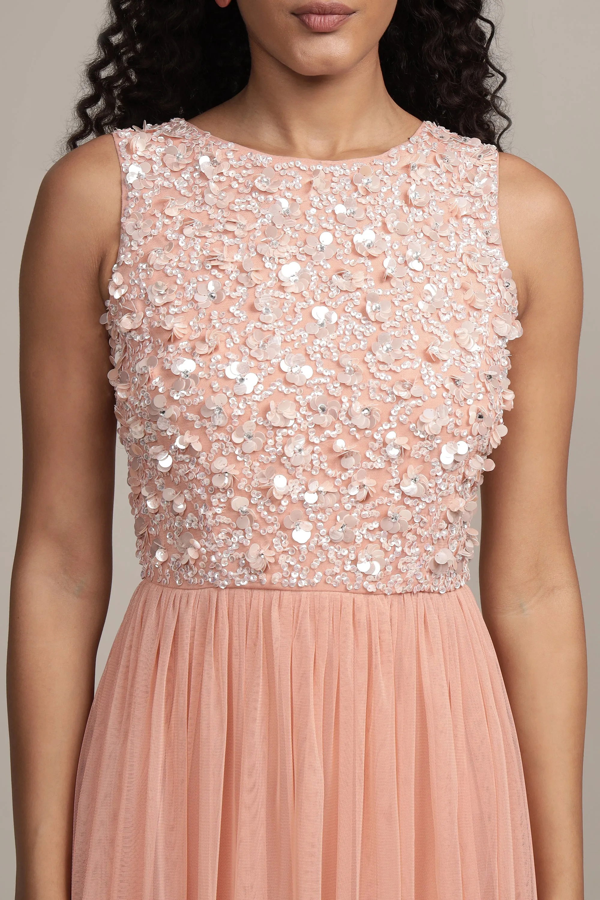 Hazel Blush Pink Bridesmaid Dress