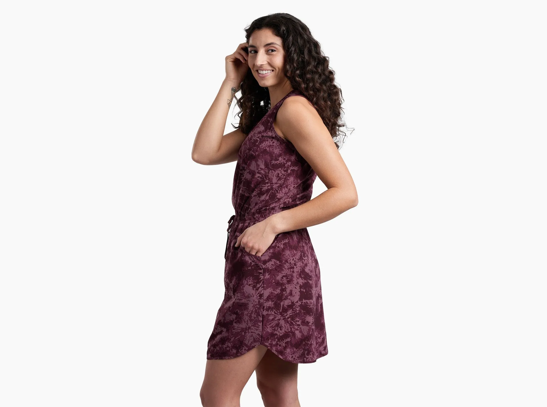 KUHL W Vantage Dress MAUVE PRINT