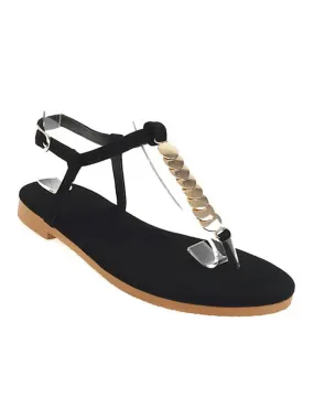 Roman Style Vintage Round Toe&Flat Sandals