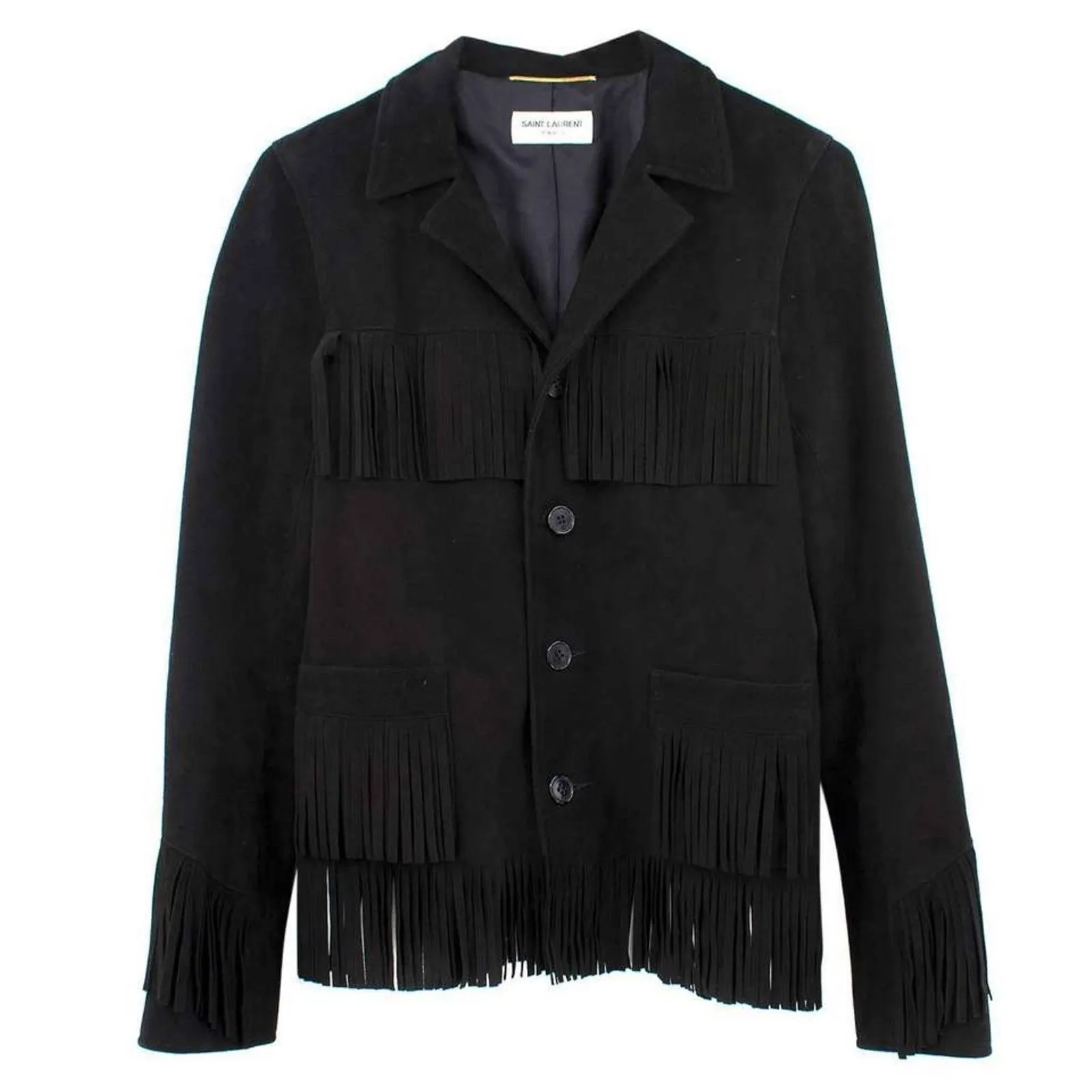 Suede Fringe Jacket