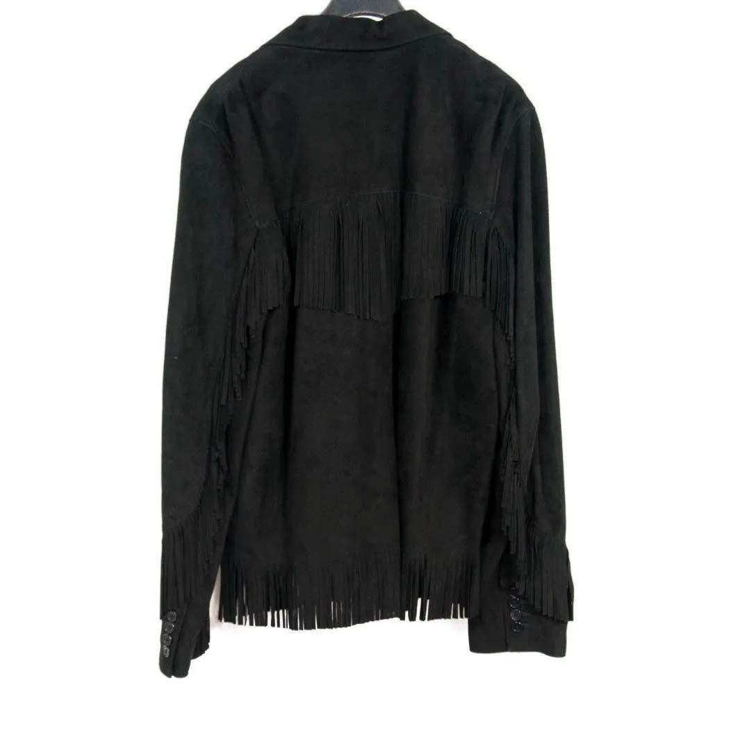 Suede Fringe Jacket