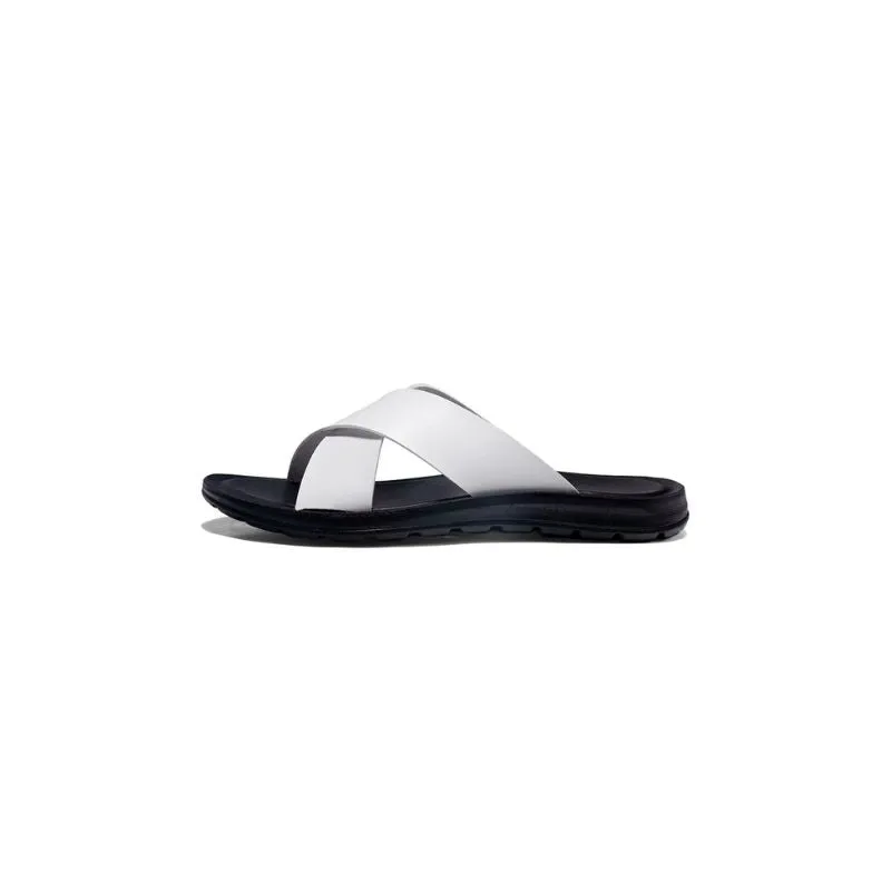 T-Buckle Sandals Men Faux Leather