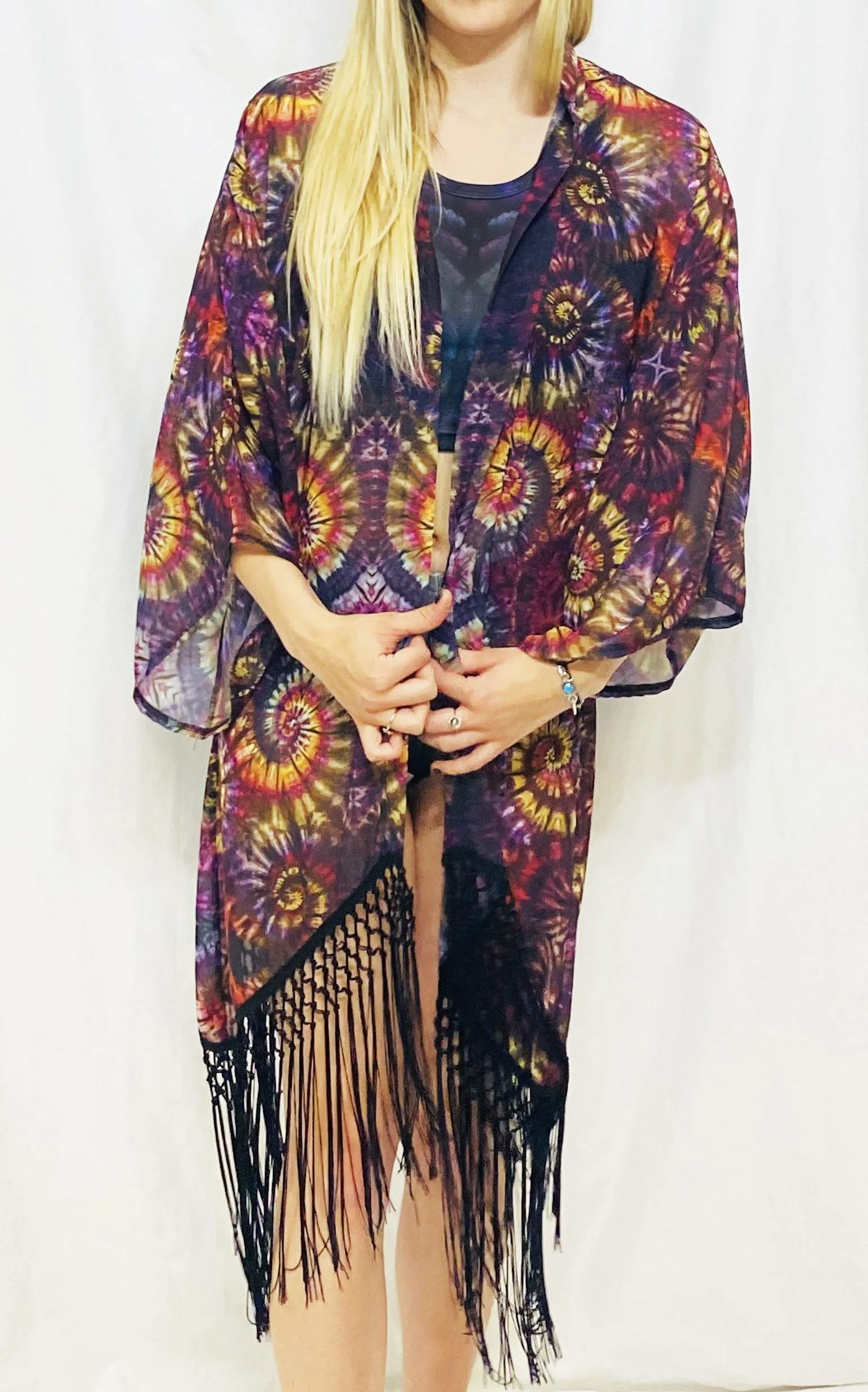 Warrior Within -  Maple Swirl Kimono - Jammin Warrior Collective