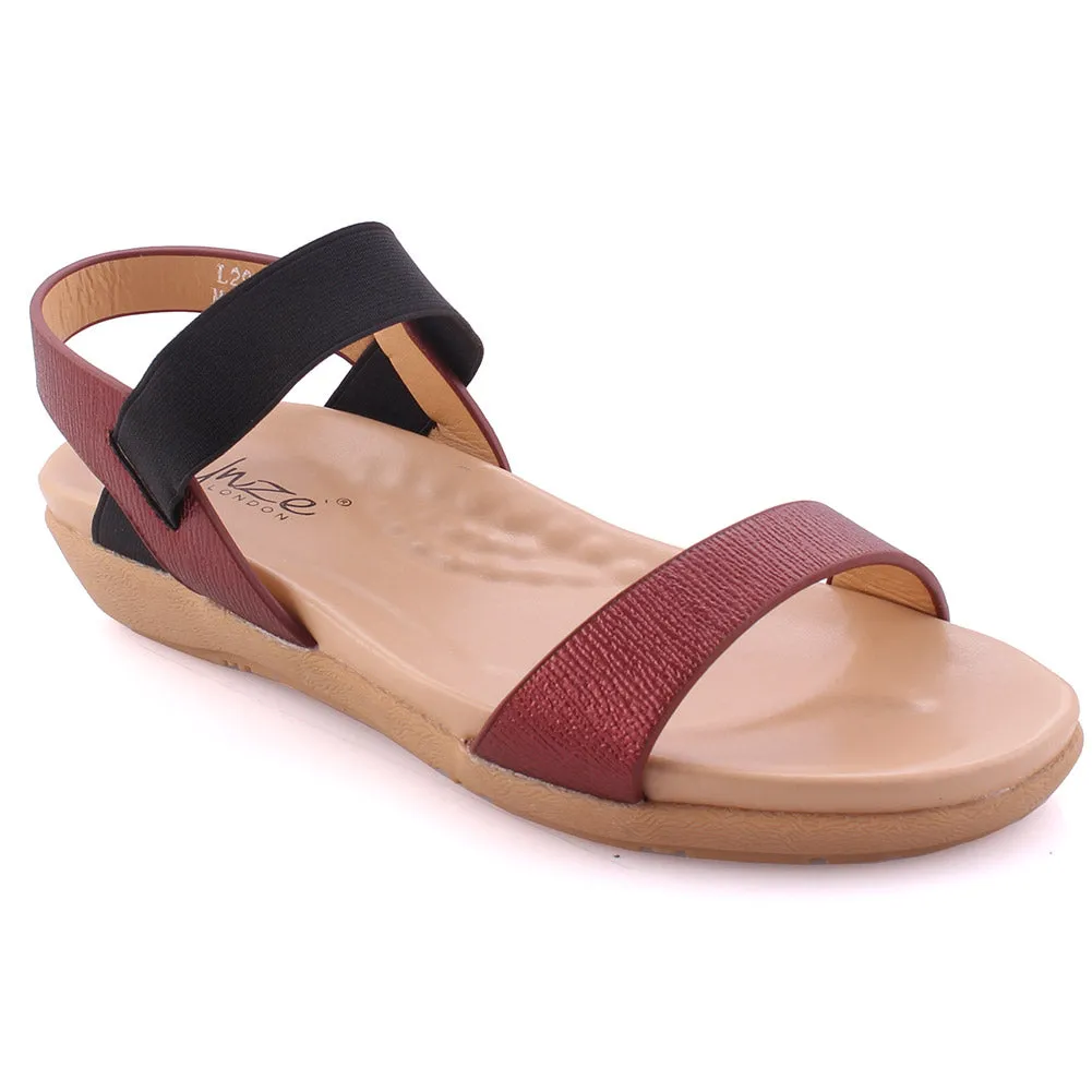 Women “KIRA” Open Toe Flat Summer Sandals